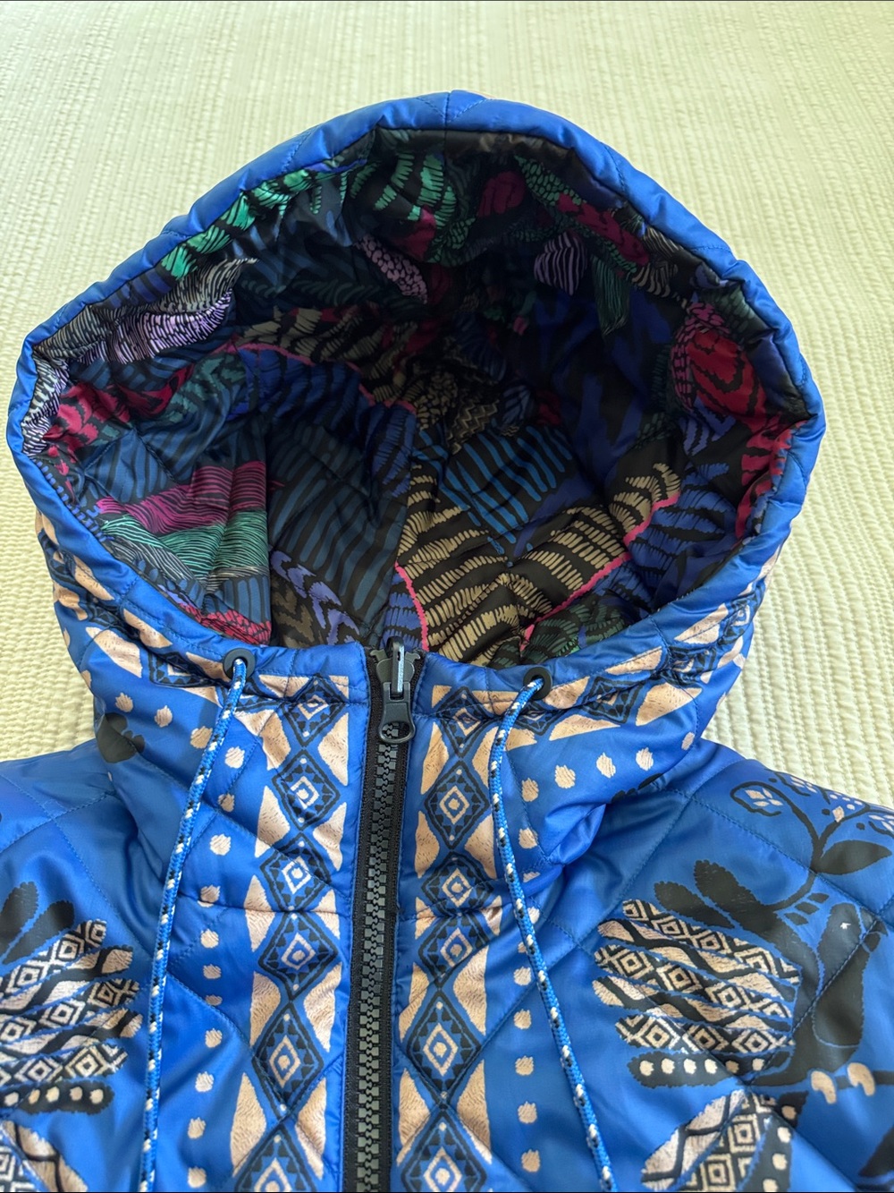 FARM Rio Blue McCaw Forest Reversible Puffer - Picture 15 of 15